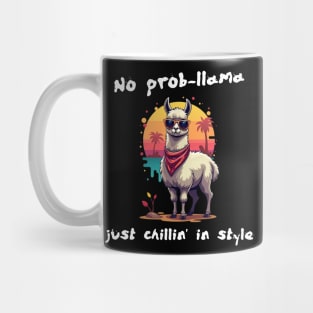 No Prob-Llama: Embracing Chill Vibes Mug